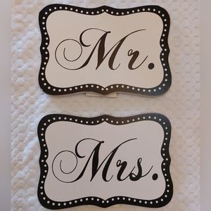 Mr & Mrs Home Accent decor